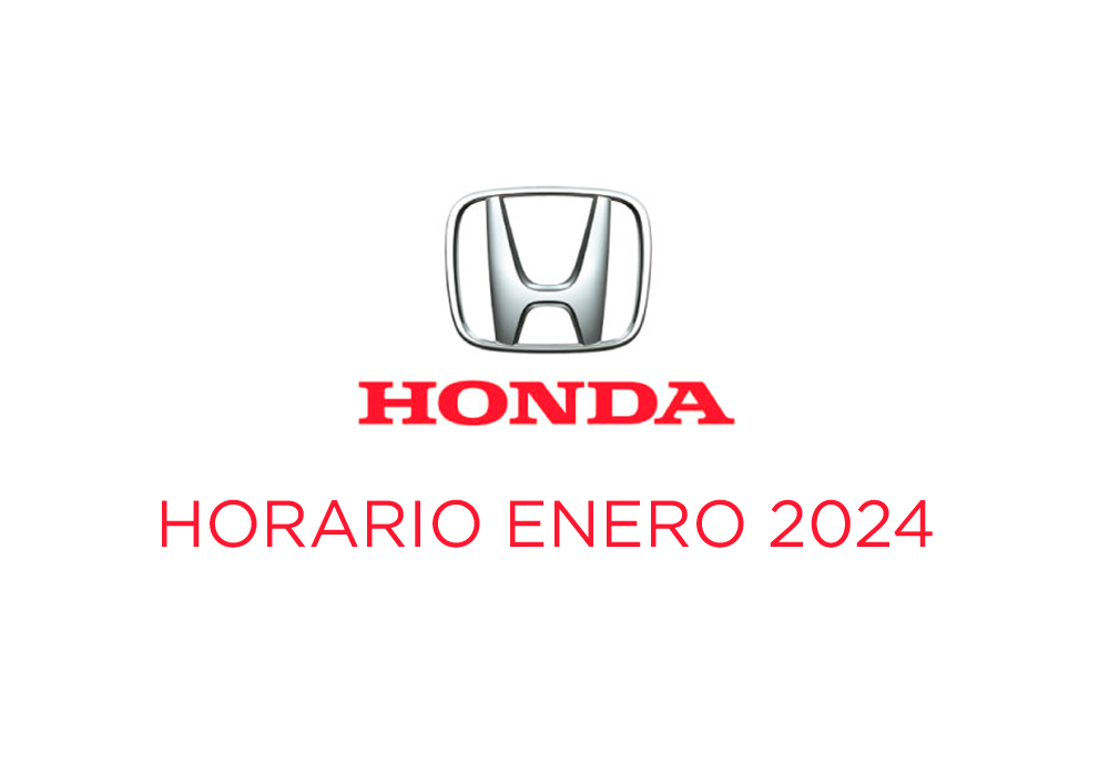 Horario de enero, Honda Uruguay y su Red de Servicios Autorizados